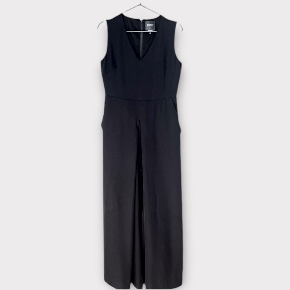 Barney’s New York Black Jumpsuit Faux Dress Size 42/ Medium